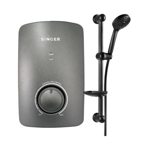 SINGER Instant Shower Heater with Pressure Pump 3.5kW - SWH-119EP
