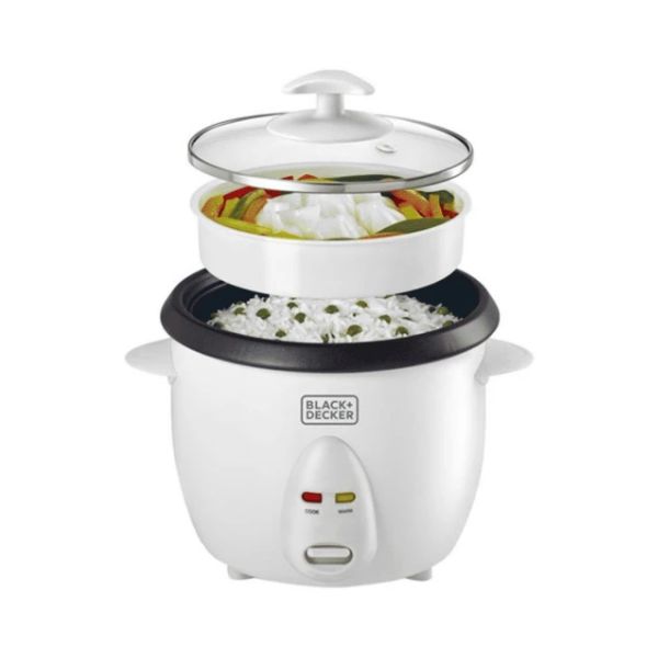 BLACK+DECKER 1.8L Rice Cooker with Glass Lid - RC1850