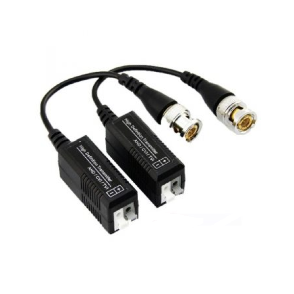 Passive HDCVI Transceiver Single Channel CCTV Camera Video Balun