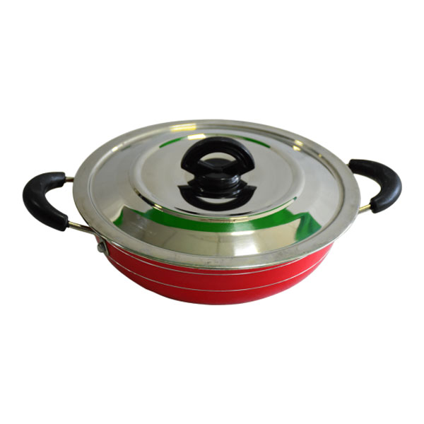 Camel Nonstick Cookware Kadai 3.5 Liter with SS Lid