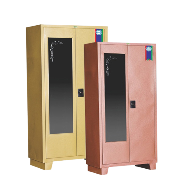 MILRO Medium Silver Steel Wardrobe - MSWR 012