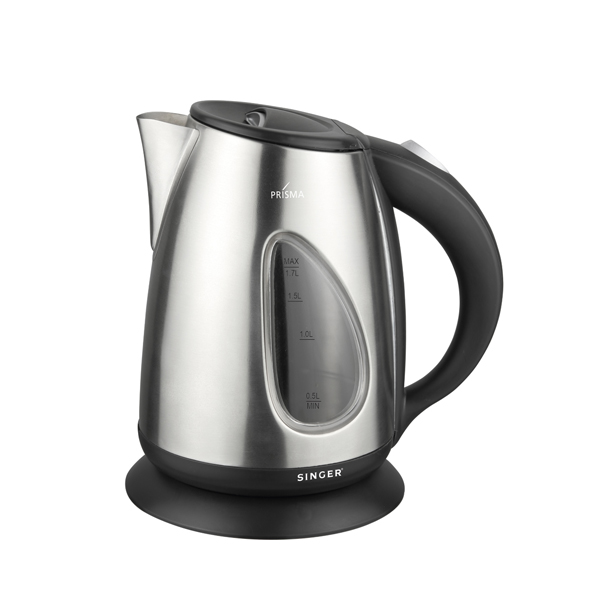 SINGER Cordless Stainless Steel Electric Kettle - Prisma 1.7SS
